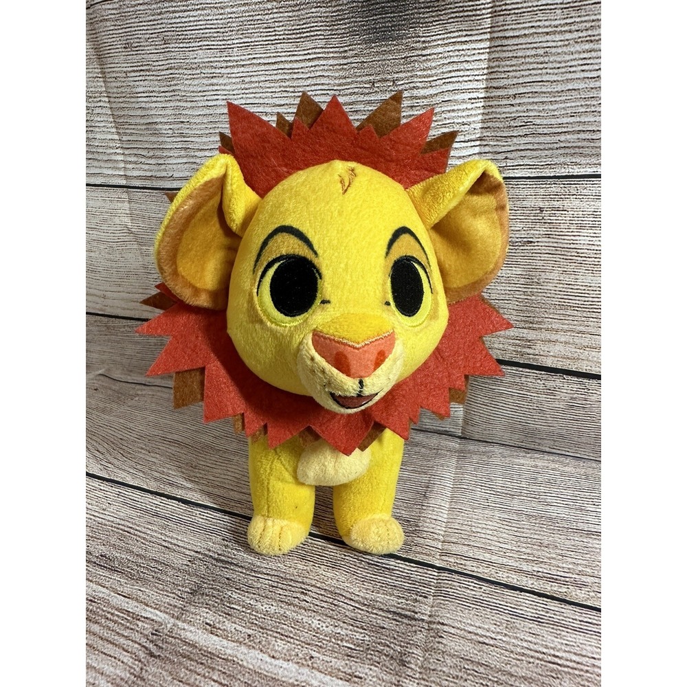 Disney Funko Plushies SIMBA Lion King 8" Plush Stuffed Animal‎ Red/Brn Mane